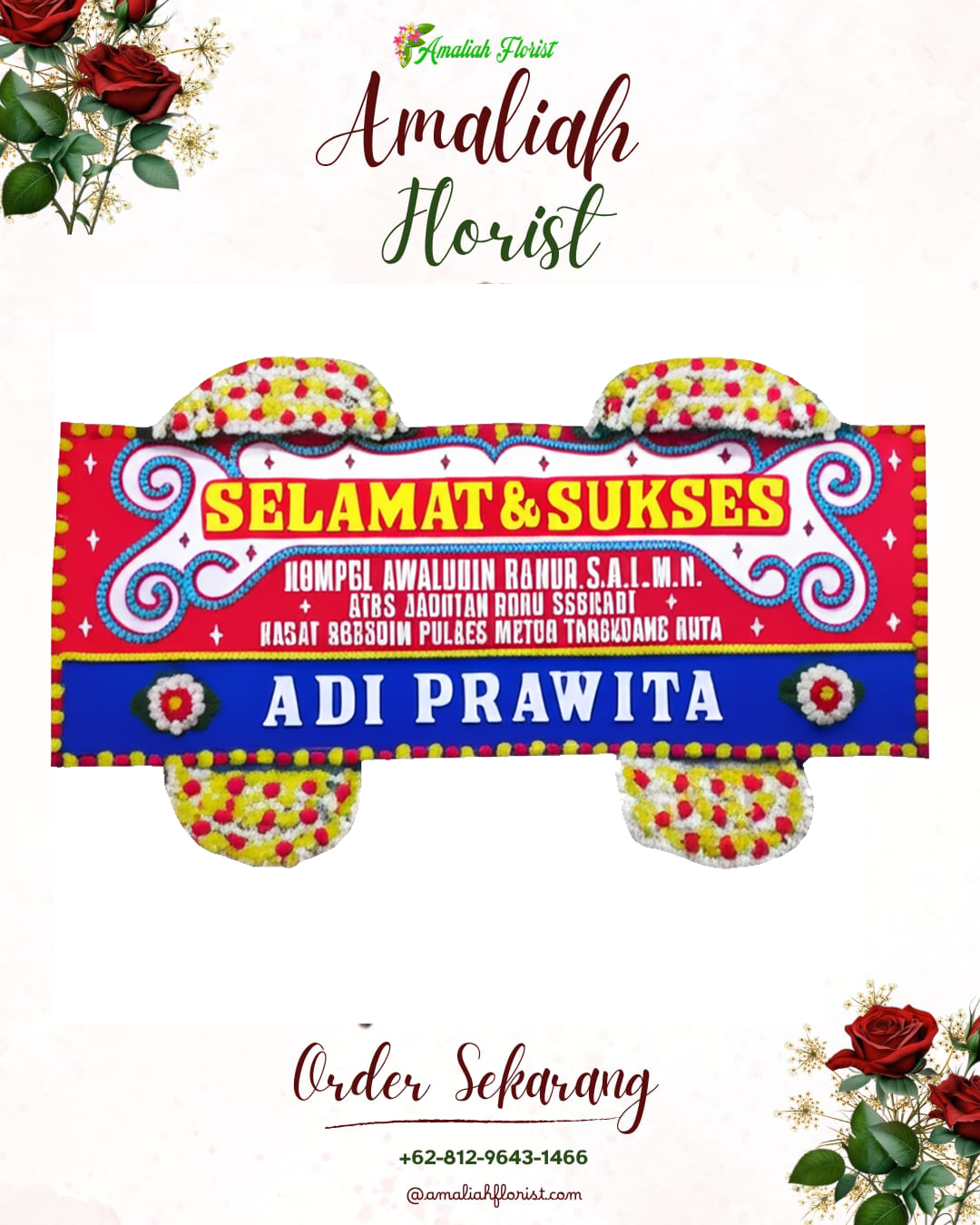 Papan Bunga Ucapan Selamat Cabangbungin